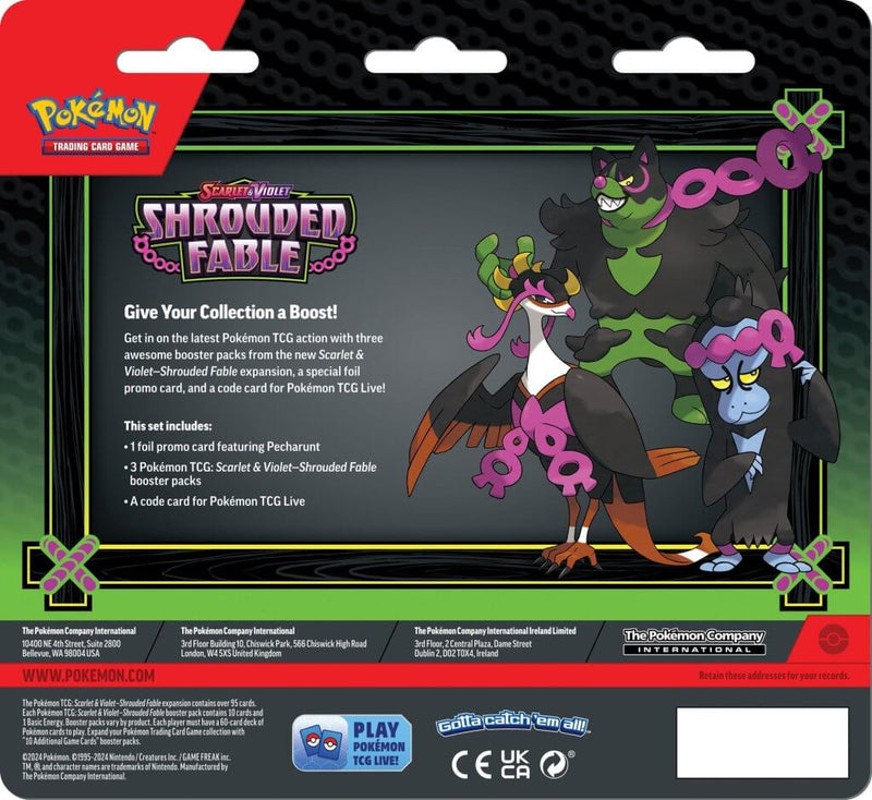 Scarlet & Violet: Shrouded Fable - 3-Pack Blisters