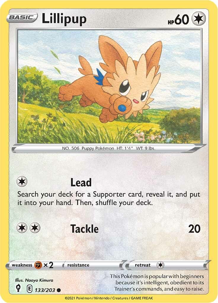 Lillipup (133/203) [Sword & Shield: Evolving Skies]