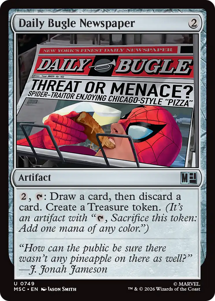 Daily Bugle Newspaper [Marvel Super Heroes Commander]