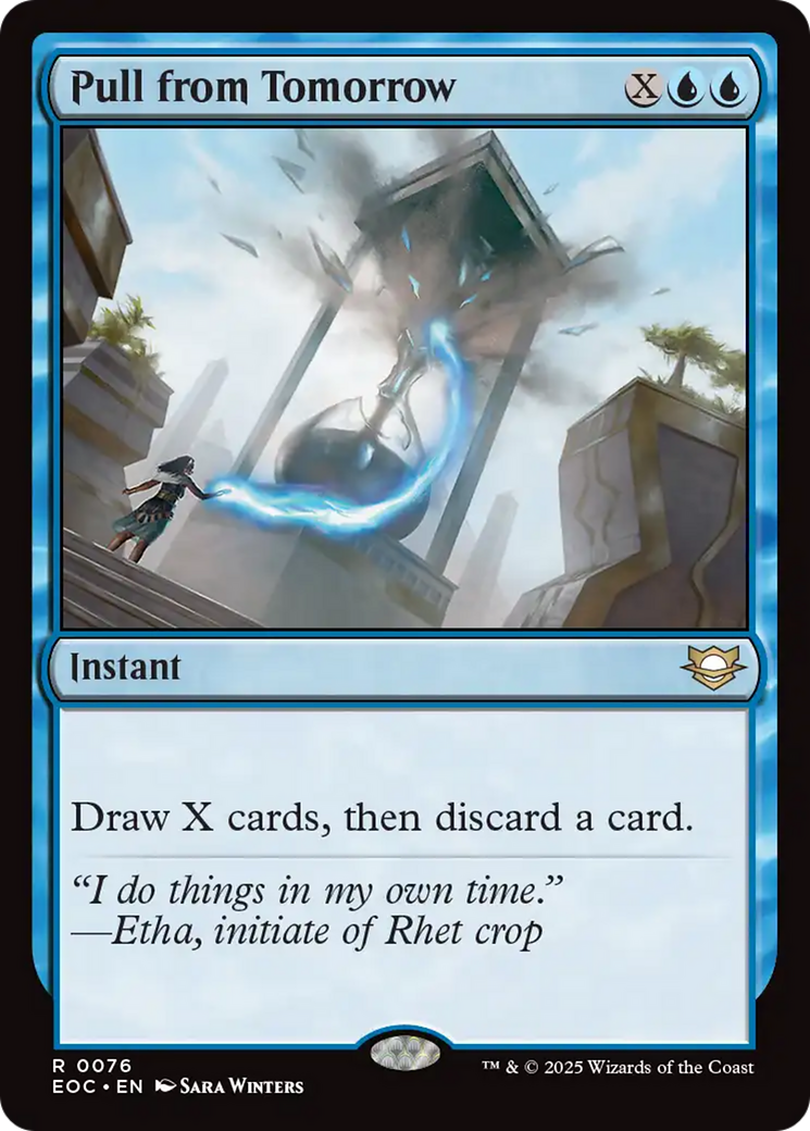 Pull from Tomorrow [Edge of Eternities Commander]
