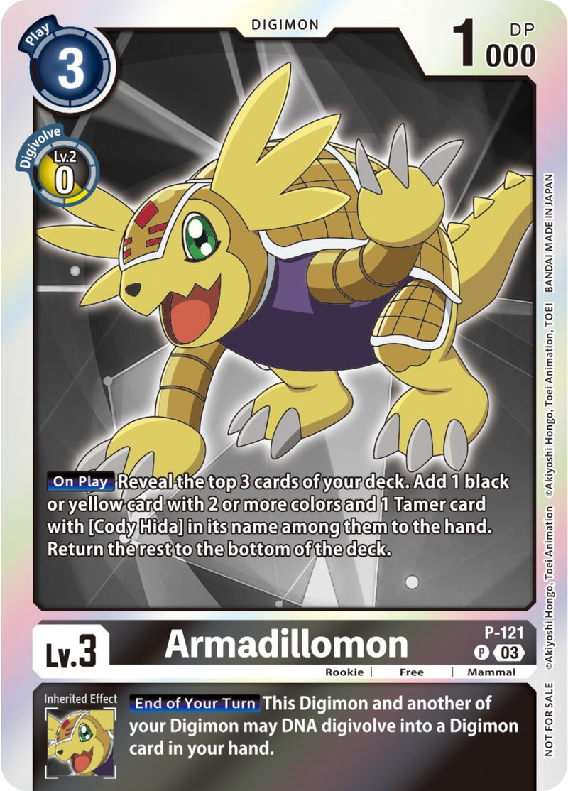 Armadillomon [P-121] (Tamer Party Pack -The Beginning- Ver. 2.0) [Prom