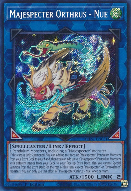 Majespecter Orthrus - Nue [PHNI-EN051] Secret Rare