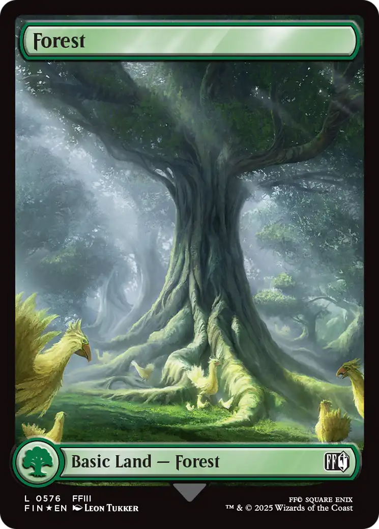 Forest (0576) (Surge Foil) [FINAL FANTASY]