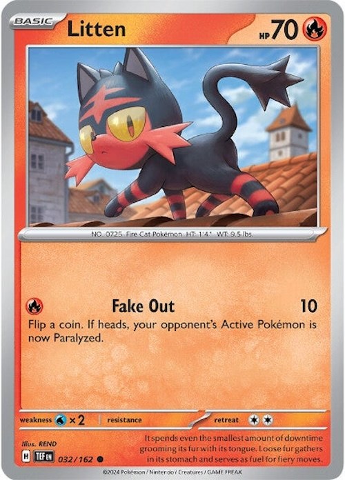 Litten (032/162) [Scarlet & Violet: Temporal Forces]