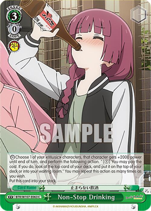 Non-Stop Drinking (BTR/W107-E063 C) [BOCCHI THE ROCK!]