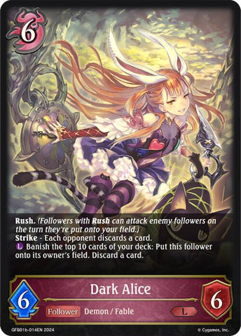 Dark Alice (GFB01b-014EN) [Gloryfinder Bundle 01: Guide to Glory]