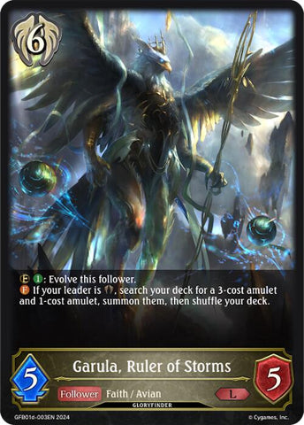 Garula, Ruler of Storms (GFB01d-003EN) [Gloryfinder Bundle 01: Guide to Glory]