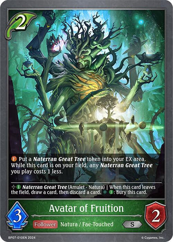 Avatar of Fruition (BP07-010EN) [Verdant Steel]