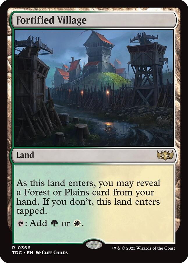 Fortified Village [Tarkir: Dragonstorm Commander]