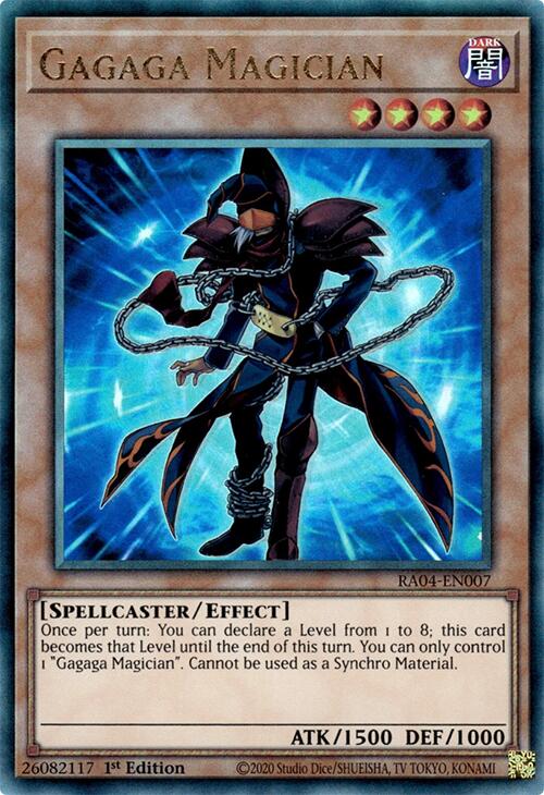 Gagaga Magician [RA04-EN007] Prismatic Ultimate Rare