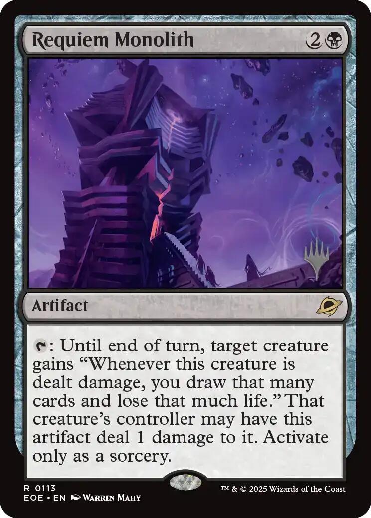 Requiem Monolith (Promo Pack) [Edge of Eternities Promo Pack]
