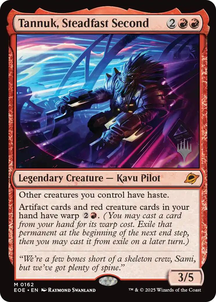 Tannuk, Steadfast Second (Promo Pack) [Edge of Eternities Promo Pack]