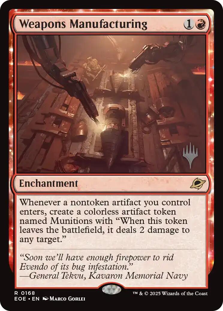 Weapons Manufacturing (Promo Pack) [Edge of Eternities Promo Pack]