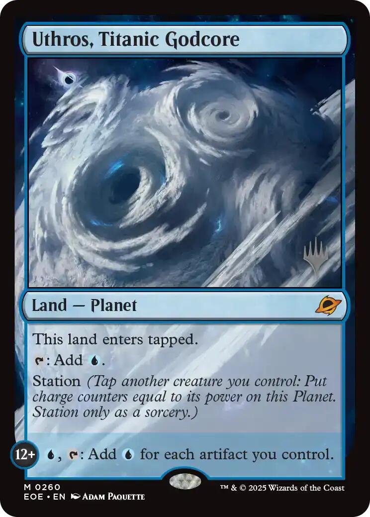 Uthros, Titanic Godcore (Promo Pack) [Edge of Eternities Promo Pack]