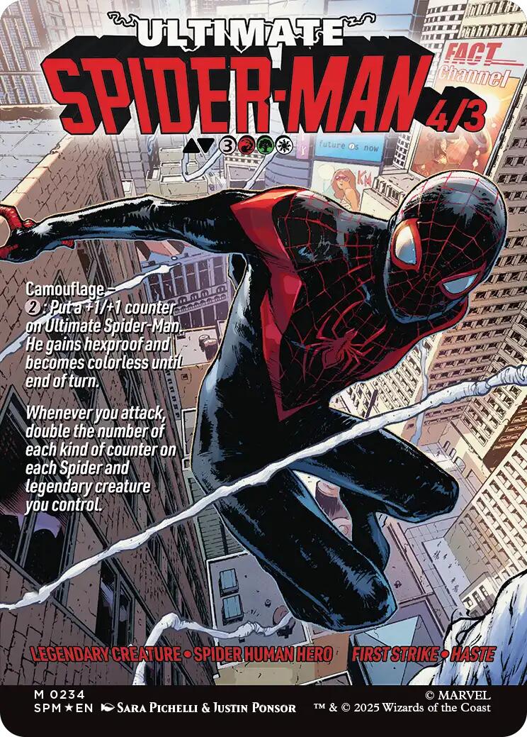 Miles Morales (0234) (Borderless) [Marvel's Spider-Man]