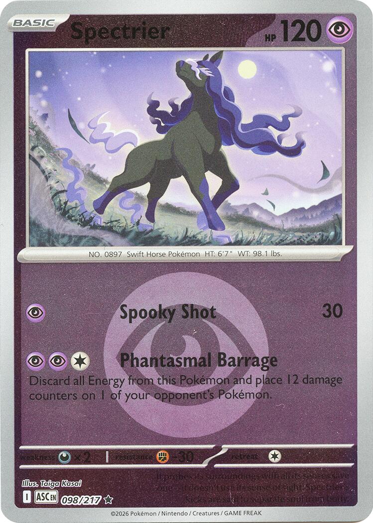 Spectrier (098/217) (Energy Symbol Pattern) [Mega Evolution: Ascended Heroes]