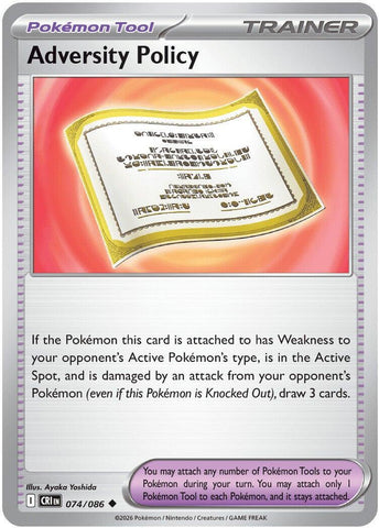 Adversity Policy (074/086) [Mega Evolution: Chaos Rising]