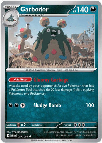 Garbodor (057/086) [Mega Evolution: Chaos Rising]