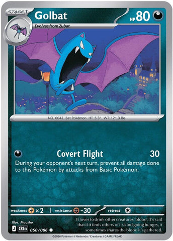 Golbat (050/086) [Mega Evolution: Chaos Rising]