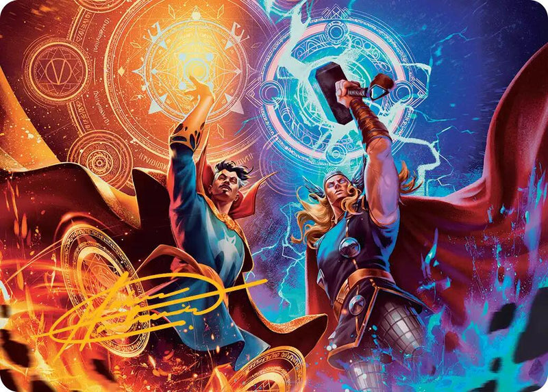We Say Thee Nay! Art Card (Gold-Stamped Signature) [Marvel Super Heroes Art Series]