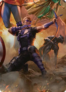 Hawkeye, Trick Shot Art Card [Marvel Super Heroes Art Series]