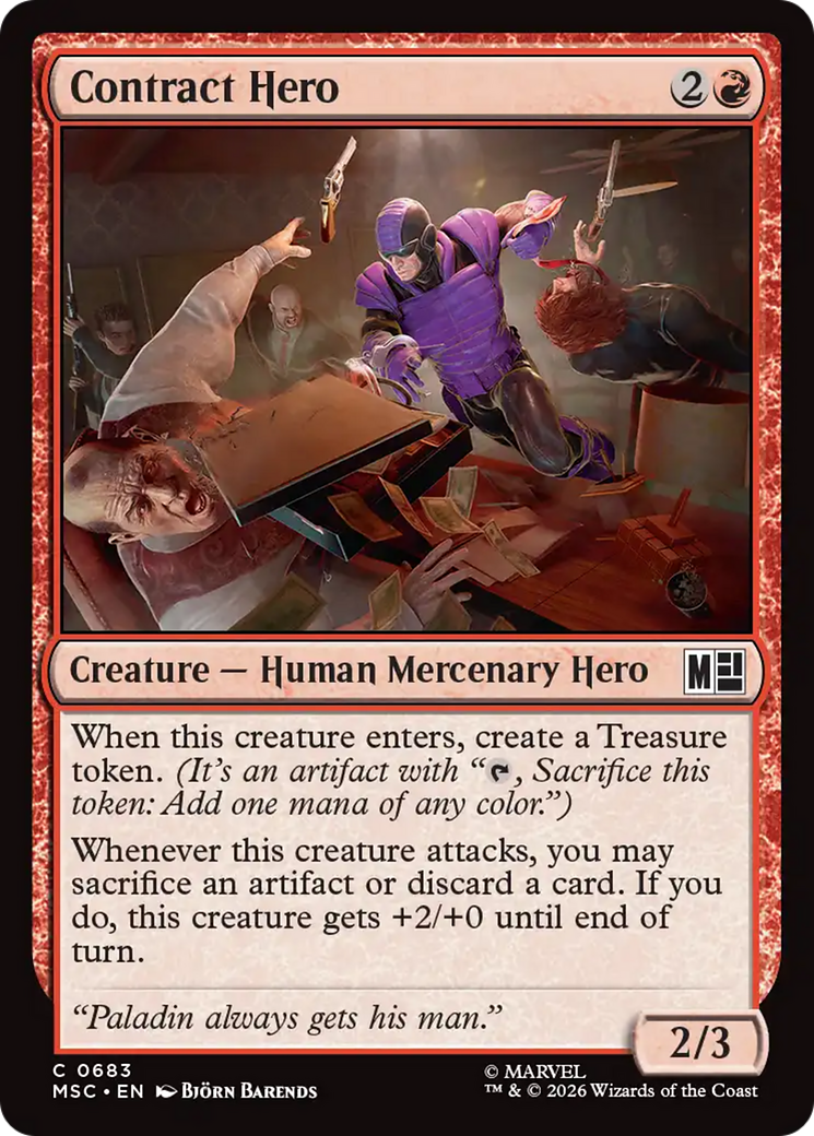 Contract Hero [Marvel Super Heroes Commander]