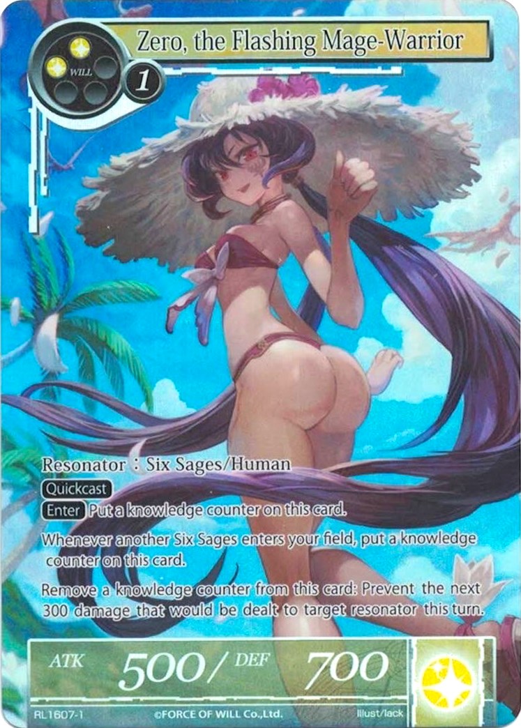 Zero, the Flashing Mage-Warrior (Skirtless) (RL1607-1) [Promo Cards]