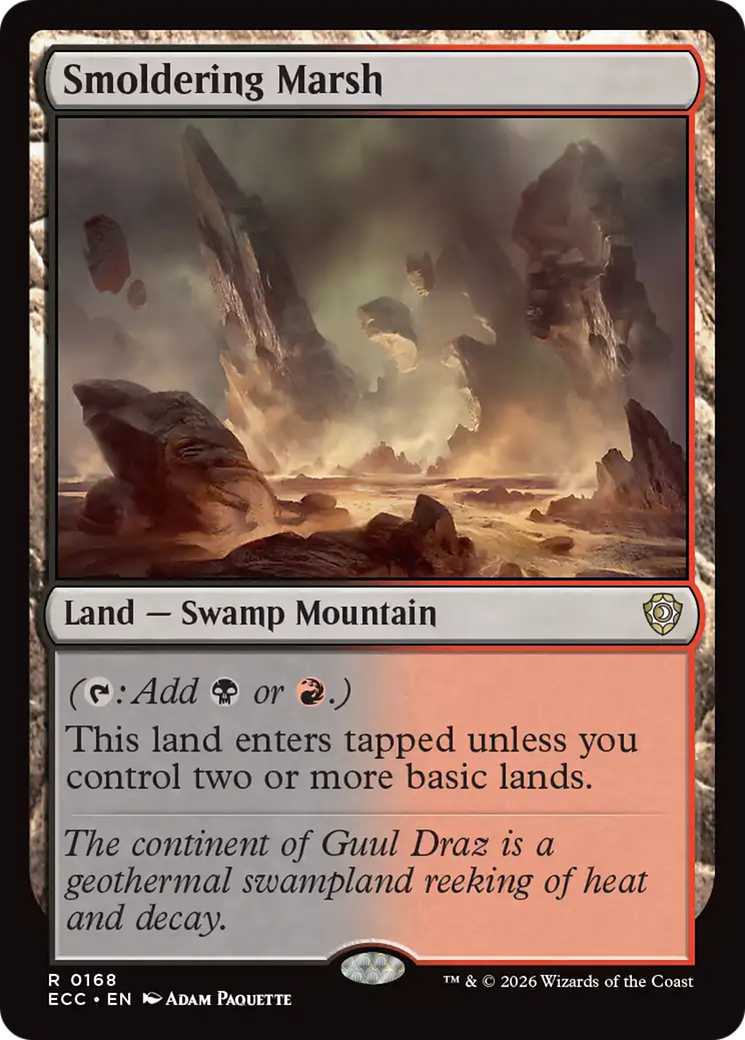 Smoldering Marsh [Lorwyn Eclipsed Commander]