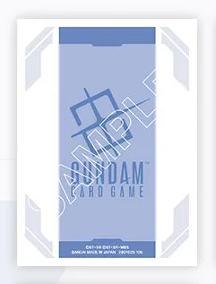 Bandai: 70ct Card Sleeves - Gundam Card Game Logo
