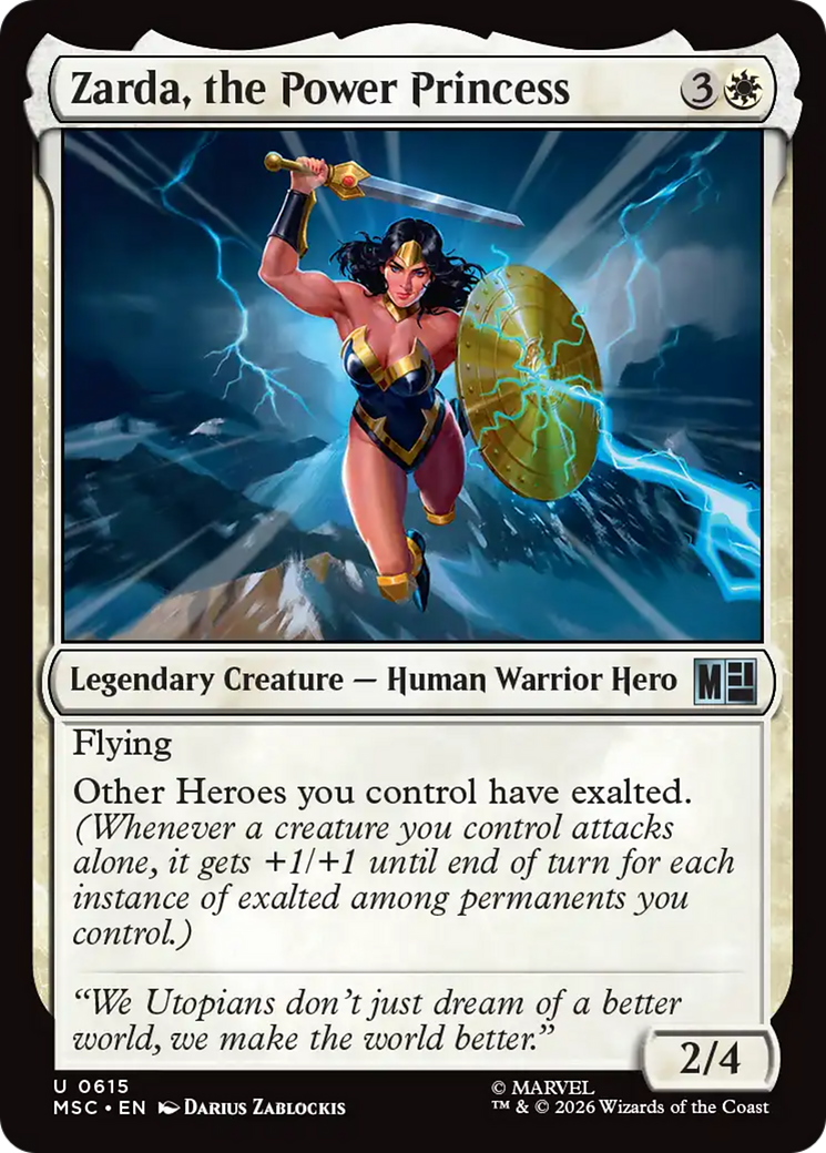 Zarda, the Power Princess [Marvel Super Heroes Commander]