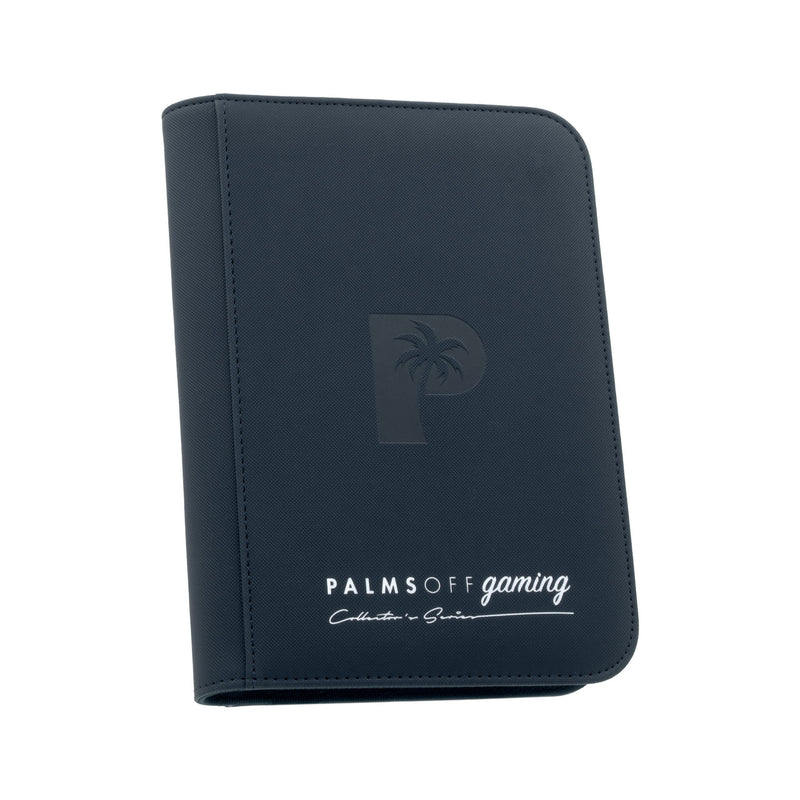 Palms Off Gaming Collector's Series 4 Pocket Zip Trading Card Binder - Navy