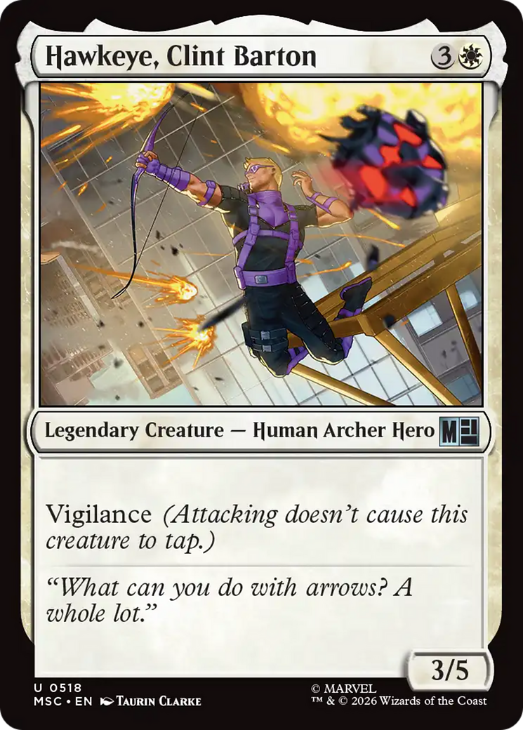 Hawkeye, Clint Barton (0518) [Marvel Super Heroes Commander]