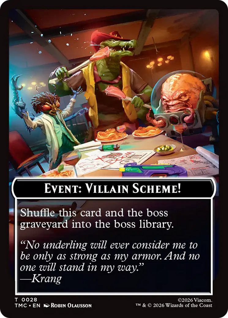 Event: Villain Scheme! [Teenage Mutant Ninja Turtles Commander Tokens]