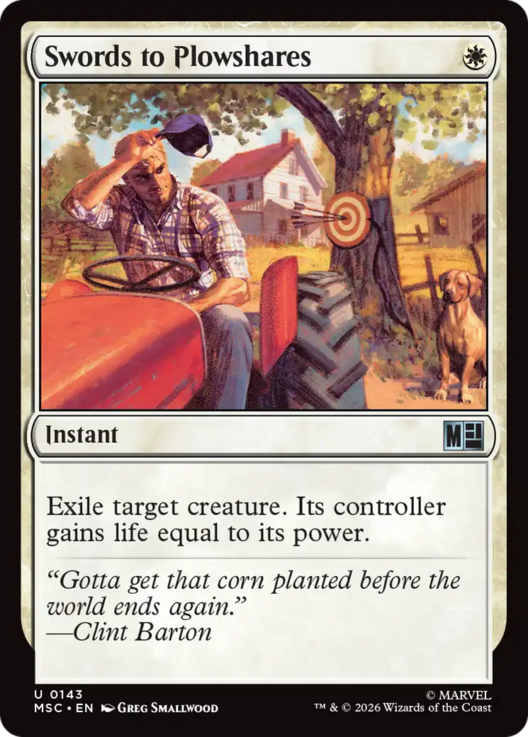 Swords to Plowshares [Marvel Super Heroes Commander]