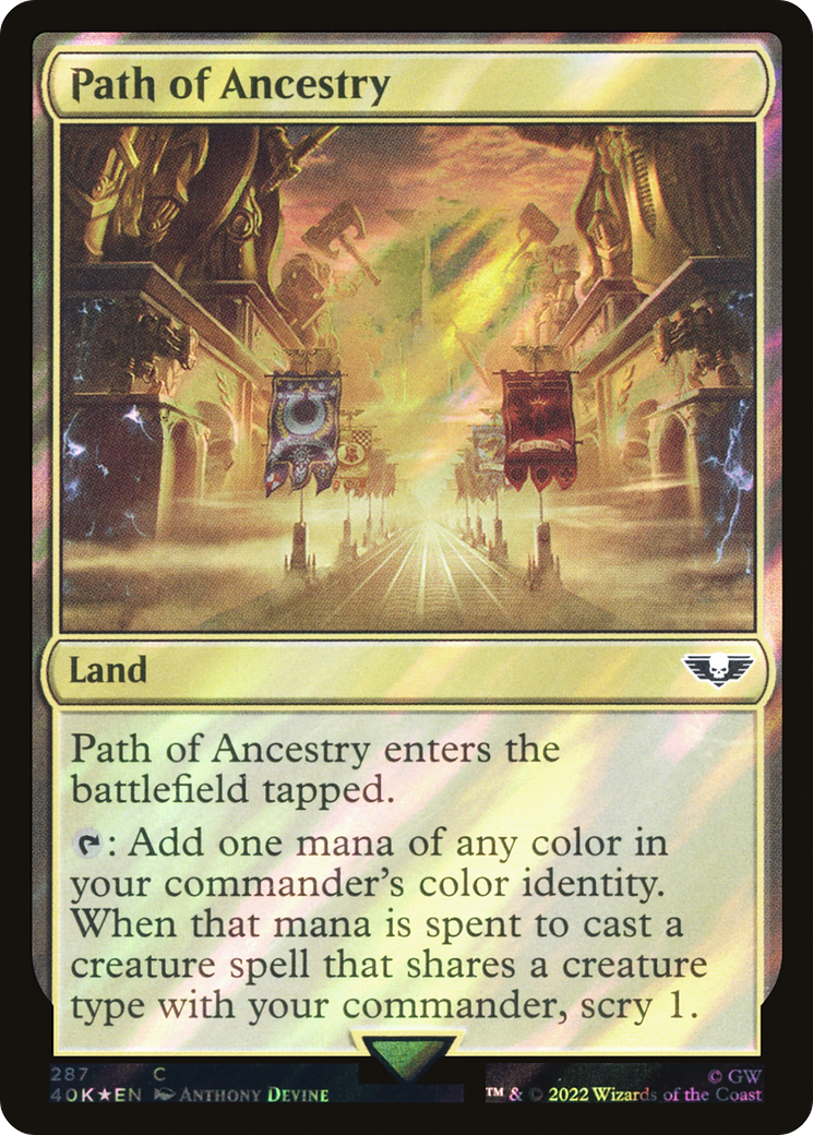 Path of Ancestry (Surge Foil) [Marvel Super Heroes Commander]
