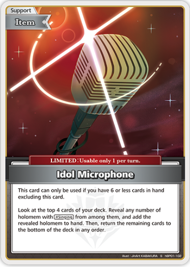 Idol Microphone (hBP01-102) [Blooming Radiance] - S