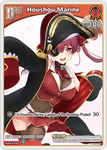 Houshou Marine (hBP02-028) [Summer Hologram] - C