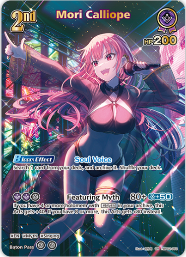 Mori Calliope (hBP02-059) [Summer Hologram] - UR