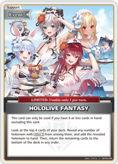 HOLOLIVE FANTASY (hBP02-085) [Enchant Regalia] - U