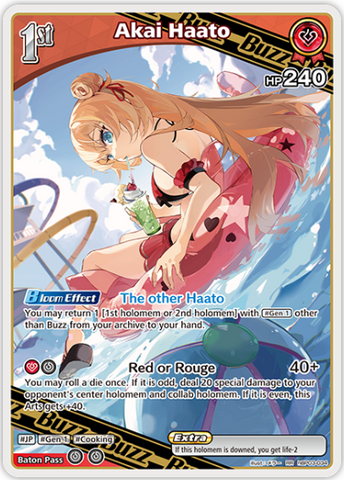 Akai Haato (hBP03-034) [Summer Hologram] - RR