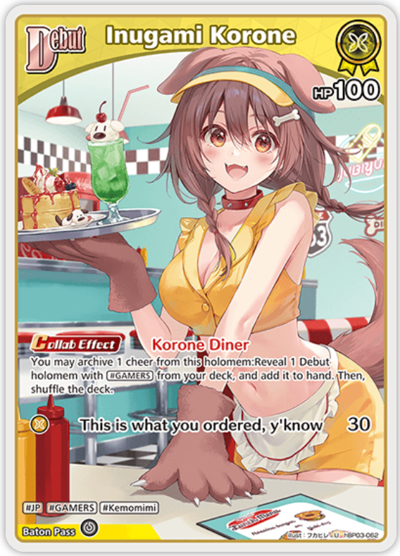 Inugami Korone (hBP03-062) [Elite Spark] - U