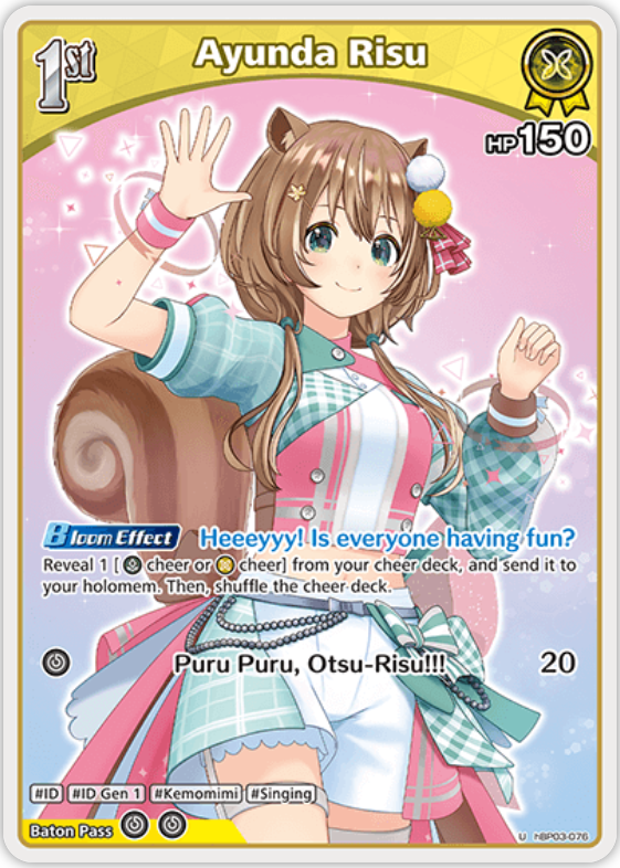 Ayunda Risu (hBP03-076) [Elite Spark] - U