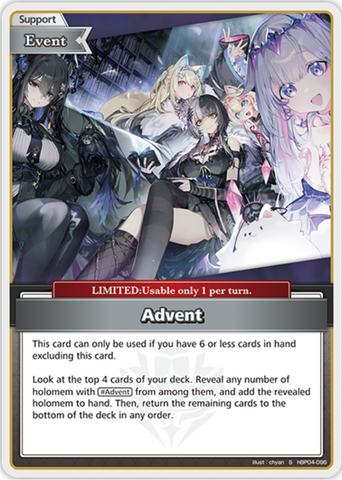Advent (hBP04-096) [Curious Universe] - S