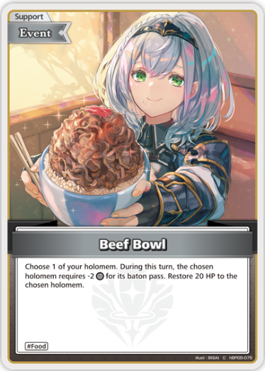 Beef Bowl (hBP05-075) [Enchant Regalia] - C