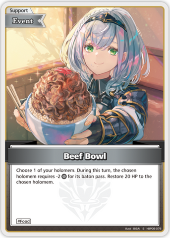 Beef Bowl (hBP05-075) [Enchant Regalia] - S