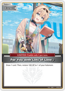 For You with Lots of Love♪ (hBP06-086) [Ayakashi Vermilion] - C