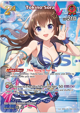 Tokino Sora (hEB01-009) [Summer Hologram] - SR
