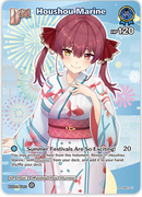 Houshou Marine (hEB01-011) [Summer Hologram] - SR