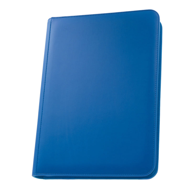 Palms Off Gaming STEALTH 9 Pocket Zip Trading Card Binder - Blue