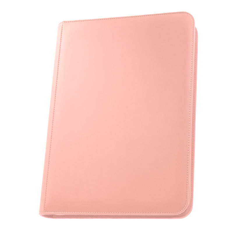 Palms Off Gaming STEALTH 9 Pocket Zip Trading Card Binder - Pink